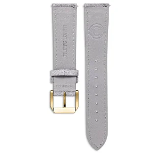 Abesty Watches Accessories Itlian Genuine Leather Strap Men's Grey Sand Suede Band