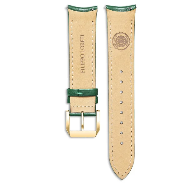 Abesty Watches Accessories Itlian Genuine Leather Strap Brown Green Black Blue Band - Image 4