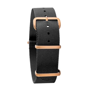 Abesty Watches Accessories Men's  Nylon Nato Strap Brown Blue Black Blue Band