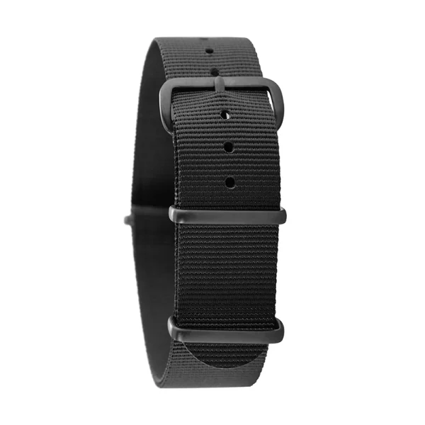 Abesty Watches Accessories Men's  Nylon Nato Strap Brown Blue Black Blue Band - Image 3