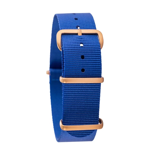 Abesty Watches Accessories Men's  Nylon Nato Strap Brown Blue Black Blue Band - Image 4