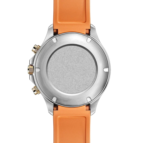 Men Multiphase Stainless Steel Black Rose Watches Abesty Factory Tiger Rubber Watches - Image 3