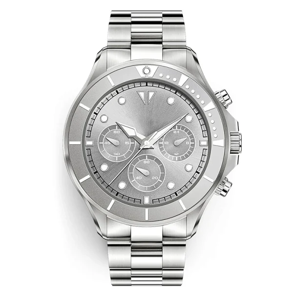 Men's Multiphase Stainless Steel Watches Abesty Factory Whole Two Tone Green Watches - Image 3