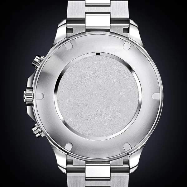 Abesty Watches Factory Men Stainless Steel Gold Band Silver Dial Watches For Men - Image 4
