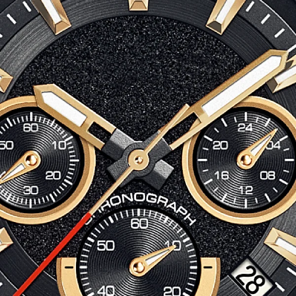 Men Stainless Steel Quartz Watches Abesty Jewelry Factory Two Tone Black Gold 316L Steel Watches - Image 4