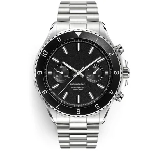 Quartz Watches Stainless Steel Men Bracelet Abesty Factory Whole Sales Black Dial Luxury Watches