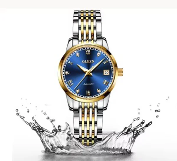 Fashion Women Stainless Steel Watches Abesty Factory Skeleton Lady Luxury Watch