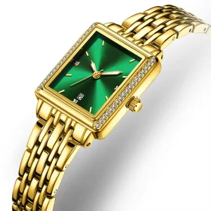 Women Watch Diamond Luxury Wristwatch Elegant Female Gift Ladies Square Case Dial Minimalism Quartz Watches