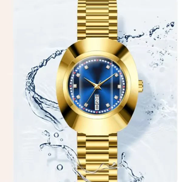 Luxury Stainless Steel Quartz Watches Abesty Factory Fashion Gold Women Watches - Image 4