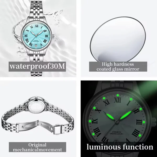 Fashion Multi Woman Lady Quartz Watches Wholesale Custom Chronograph Wristwatch - Image 4
