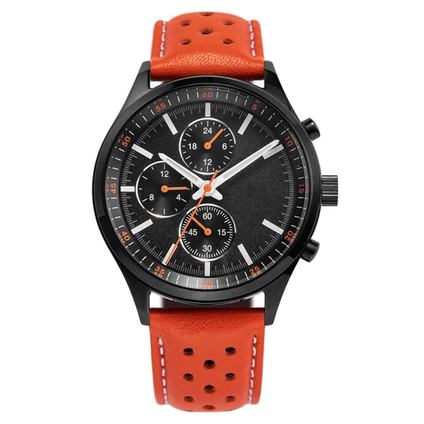Stainless Steel Men Watches Abesty Factory Master Itlian Genuine Leather Starp Men's Watch