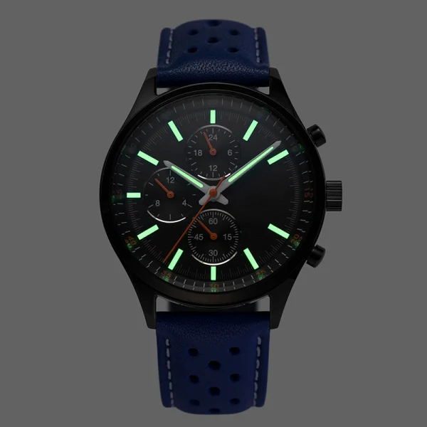 Stainless Steel Men Watches Abesty Factory Master Itlian Genuine Leather Starp Men's Watch - Image 2
