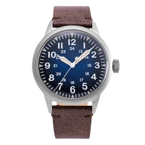 Fashion Men Moonphase Stainless Steel Watches Abesty Watch factory black brown Leather Bracelet