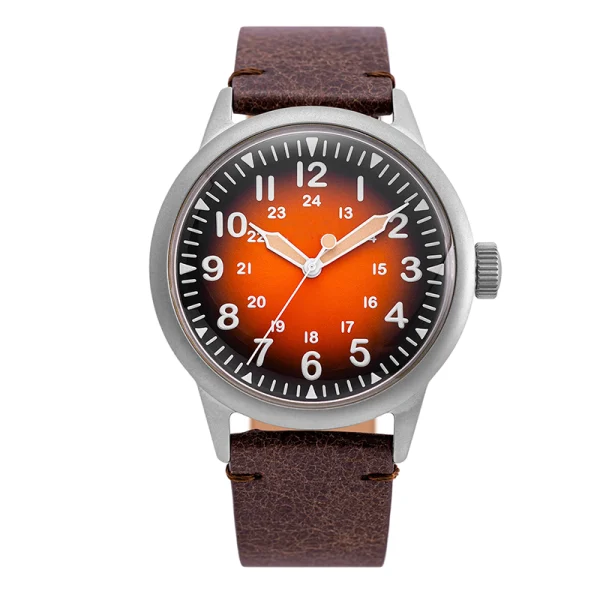 Abesty Watches Factory Whole Sales Men Stainless Steel Sunrise Dial Watches