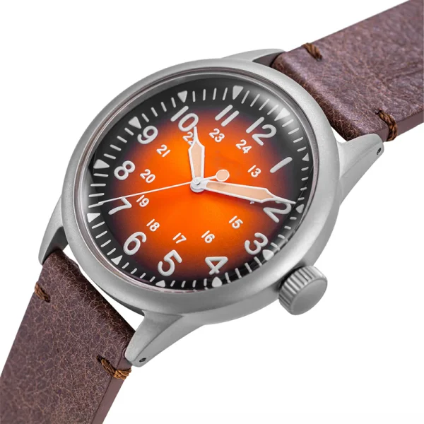Abesty Watches Factory Whole Sales Men Stainless Steel Sunrise Dial Watches - Image 4